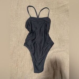 JOLYN PATTERN PRACTICE SUIT ONESIE “SCOTTY 2.0” - SIZE 30- BLACK/ GREY STRIPES